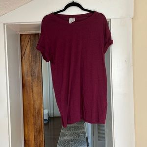 Red/Purple Tshirt dress